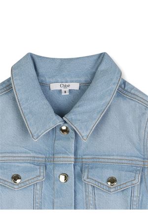 buttoned cotton jacket CHLOÉ KIDS | C20835Z04